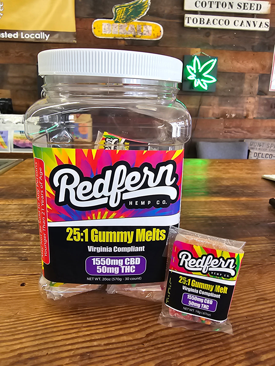 Redfern Hemp Gummy Melt 25:1 – East Coast Hemp Supply Inc