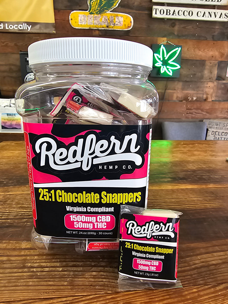 Redfern Chocolate Snappers 25:1 – East Coast Hemp Supply Inc