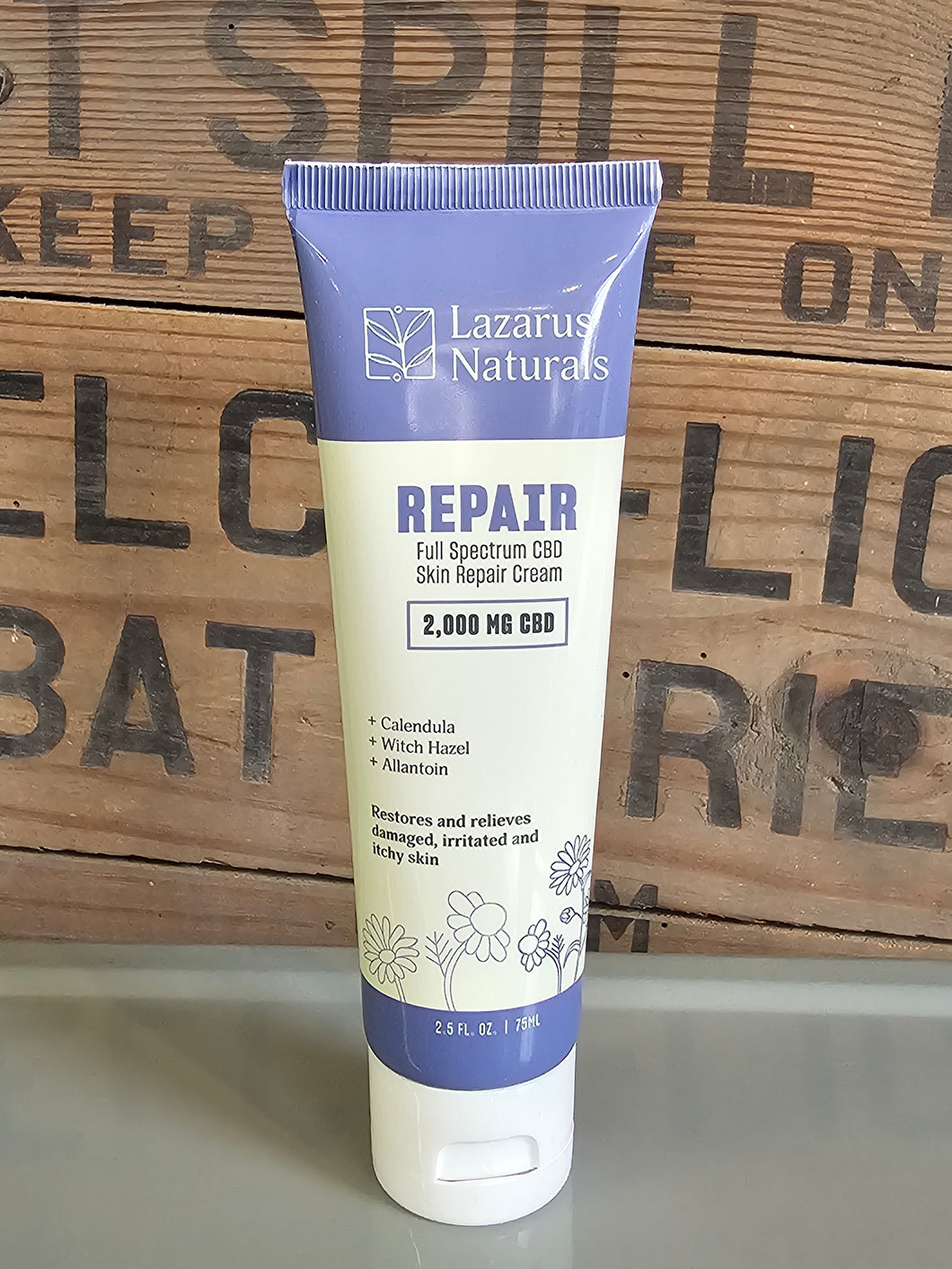 Lazarus Naturals Skin Repair Cream 2,000mg CBD