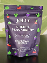 Jolly 1:1 Gummy 15 Count Pouch 15mg CBD 15mg THC