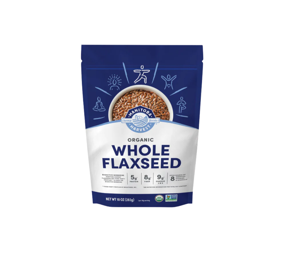 Organic Whole Brown Flaxseed - 10oz