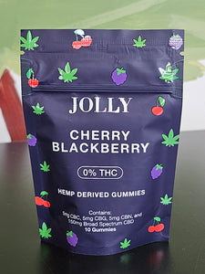 Jolly 0%THC broad Spectrum Gummy 10 Count