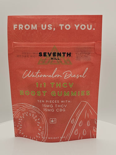 Seventh Hill Watermelon Diesel Boost Gummies 15mg THCV