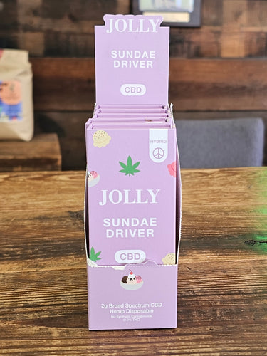 Jolly Sundae Driver Disposable Broad Spectrum CBD Vape Pen 2 Gram