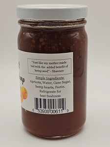 Apricot jam w/ Hemp Hearts