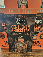 Gentlemen Smugglers 20mg water soluble THC individual servings. Pack of 3