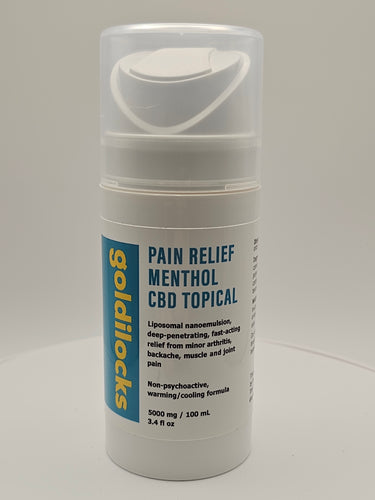 Goldilocks Pain Relief CBD topical w/ Menthol