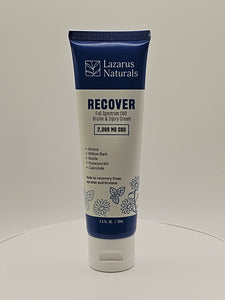 Lazarus Naturals Recover Bruise & Injury Cream 2,000mg CBD