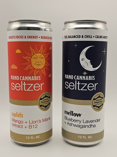 Asheville Dispensary Cannabis Seltzer 20mg CBD