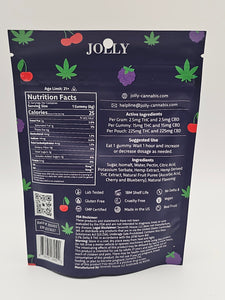 Jolly 1:1 Gummy 15mg THC:CBD