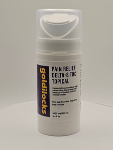 Goldilocks Pain Relief Delta-8 THC 5% Transdermal Cream