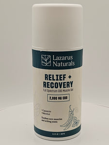 Lazarus Naturals Relief & Recovery CBD Muscle Gel