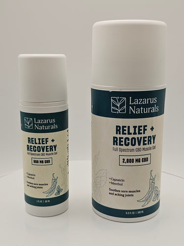 Lazarus Naturals Relief & Recovery CBD Muscle Gel