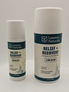 Lazarus Naturals Relief & Recovery CBD Muscle Gel