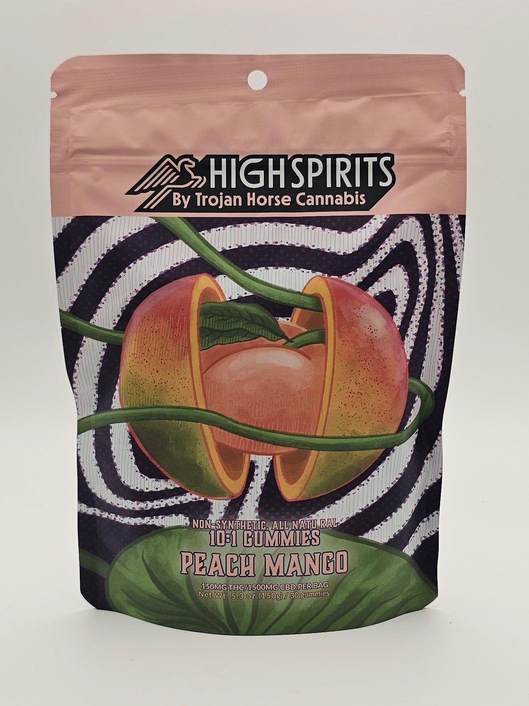 High Spirits 10:1 Gummy 5mg THC 50mg CBD 30ct