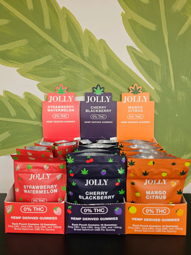 Jolly 0%THC broad Spectrum Gummy 10 Count