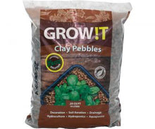 GROW!T Clay Pebbles, 4 mm-16 mm, 40 L