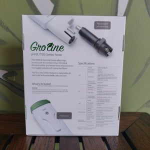 GroLine Waterproof Combo Tester for pH, EC, TDS (ppm)