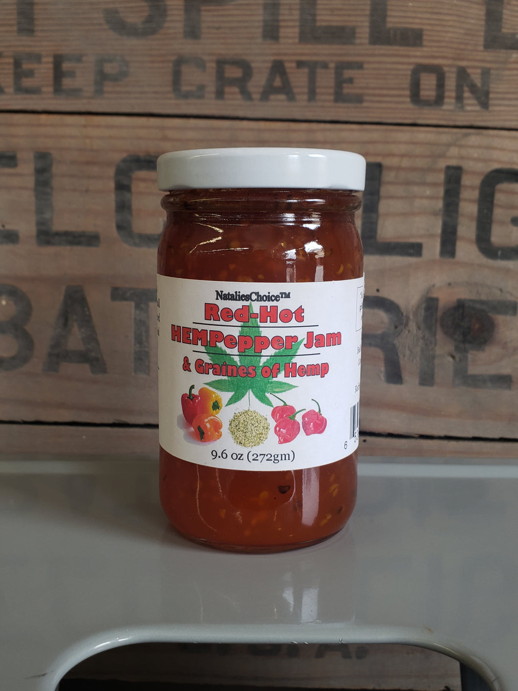 Red Hot Hemp Pepper Jam 9.6oz