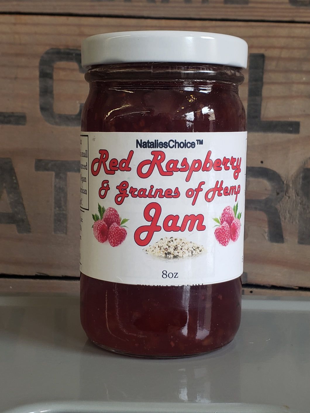 Hemp Raspberry Jam 8oz