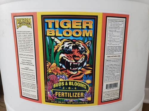FoxFarm Tiger Bloom concentrated liquid fertilizer 55 Gallon Drum