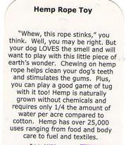 The Good Dog Company Small Hemp Rope Toy