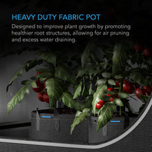 AC Infinity HEAVY DUTY FABRIC POTS, 7 GALLON, 5-PACK