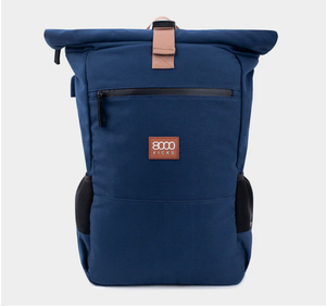 Everyday Hemp Backpack in Navy Blue