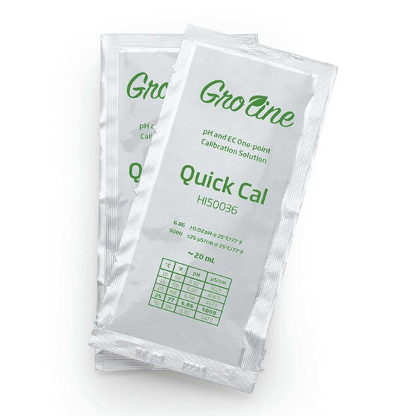 Quick Calibration Solution for GroLine pH and EC Meters (Single 20 mL sachet)